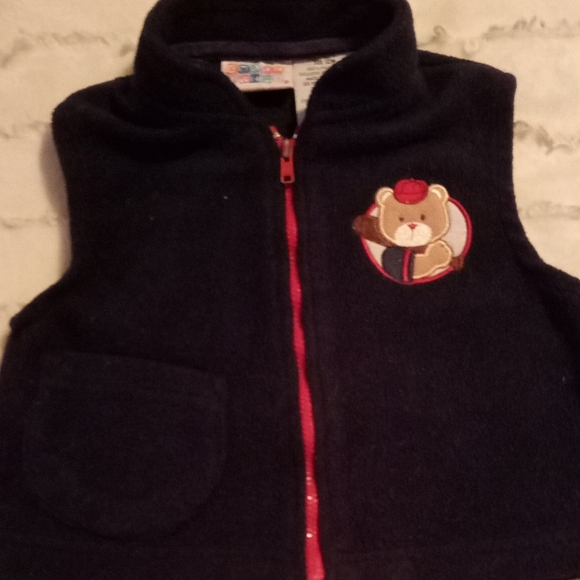 Boy 12 month vest bundle Old Navy Little Lad Warm Fall Cozy  Lot Of 4 - Picture 8 of 8